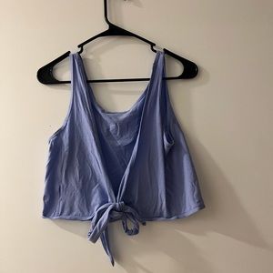 Lululemon tie back tank top
